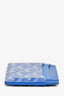 Goyard Blue Goyardine Leather 'Saint-Sulpice' Card Holder