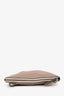 Brunello Cucinelli Pink Metallic Leather Flat Crossbody Bag