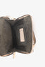 Brunello Cucinelli Pink Metallic Leather Flat Crossbody Bag