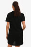 A.P.C Black Cotton Polo Midi Dress Size M