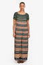 Missoni Navy/Pink Stripe Maxi Dress Size 42