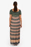 Missoni Navy/Pink Stripe Maxi Dress Size 42