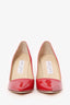 Jimmy Choo Red Patent Leather Pumps Size 38
