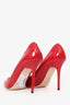 Jimmy Choo Red Patent Leather Pumps Size 38