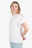 Stella McCartney White Crystal Embellished Star T-Shirt Size M