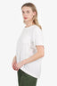 Sacai White Pleated Back T-shirt Size 3