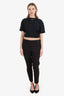 Brunello Cucinelli Black Beaded Trousers Size 12