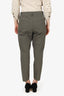 Brunello Cucinelli Khaki Beaded Trousers Size 12
