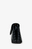 Saint Laurent Black Chevron Leather Medium Loulou Bag