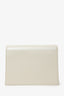 Saint Laurent Cream Smooth Leather Medium 'Cassandra' Chain Bag