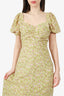 ASTR Green Floral Maxi Dress Size M