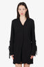 Derek Lam Black Midi Button Up Dress Size 6