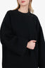 The Row Black Wool Wrap Coat Size L