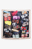 Fendi Multicolour Silk Fendi Baguette 25th Anniversary Scarf