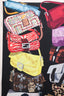 Fendi Multicolour Silk Fendi Baguette 25th Anniversary Scarf