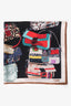 Fendi Multicolour Silk Fendi Baguette 25th Anniversary Scarf