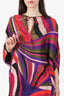 Emilio Pucci Multicolour Silk Printed Mini Dress Size U