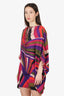 Emilio Pucci Multicolour Silk Printed Mini Dress Size U