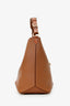 Lanvin Brown Leather Catch By Lanvin Medium Bucket Bag With Strap