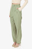The Frankie Shop Green Wide Leg Pants Size S