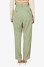 The Frankie Shop Green Wide Leg Pants Size S