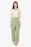 The Frankie Shop Green Wide Leg Pants Size S