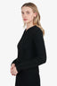 Ganni Black Glitter Knit Cardigan Size XS