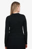 Ganni Black Glitter Knit Cardigan Size XS