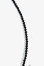 Tiffany & Co. Sterling Silver/Black Onyx Bead Toggle 4mm Bracelet