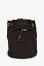 Salvatore Ferragamo Brown Tiered Ribbon Backpack