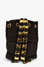 Salvatore Ferragamo Brown Tiered Ribbon Backpack