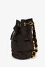 Salvatore Ferragamo Brown Tiered Ribbon Backpack