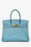 Hermès 2004 Blue Jean Epsom Birkin 30