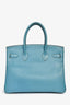 Hermès 2004 Blue Jean Epsom Birkin 30