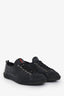 Prada Black Leather Low Top Sneakers Size 38.5