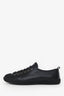 Prada Black Leather Low Top Sneakers Size 38.5