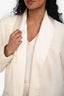 Haute Hippe Cream Wool Blazer Size 4