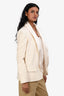 Haute Hippe Cream Wool Blazer Size 4