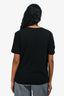 Saint Laurent 2017 Black "Slow Kiss" Short Sleeve T-shirt Size XS