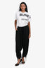 Chloé Black Silk Kangaroo Pants Size 34