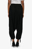 Chloé Black Silk Kangaroo Pants Size 34
