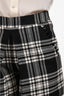 Alexander Wang Black/White Tartan Patterned Shorts Size 6