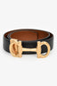 Salvatore Ferragamo Black/Brown Leather Reversible Belt