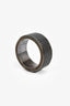 Tiffany & Co. Sterling Silver/Titanium Ribbed Ring Size 7