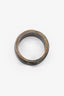 Tiffany & Co. Sterling Silver/Titanium Ribbed Ring Size 7