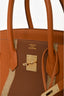 Hermès 2012 Brown Clemence/Lizard Leather Club Birkin 35 GHW