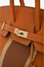 Hermès 2012 Brown Clemence/Lizard Leather Club Birkin 35 GHW