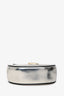 Chloe Silver Leather 'Drew' Crossbody Bag