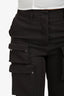 Off-White Brown High-Waisted Cargo Pants Size 38