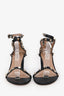 Valentino Black Leather Wrap-Around Rockstud Heels Size 38.5